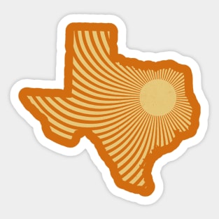 Texas Sun Sticker